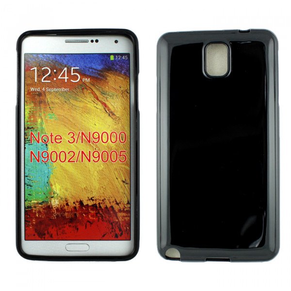 Wholesale Galaxy Note 3 TPU Gel Case (Black)